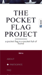 Mobile Screenshot of pocketflagproject.com